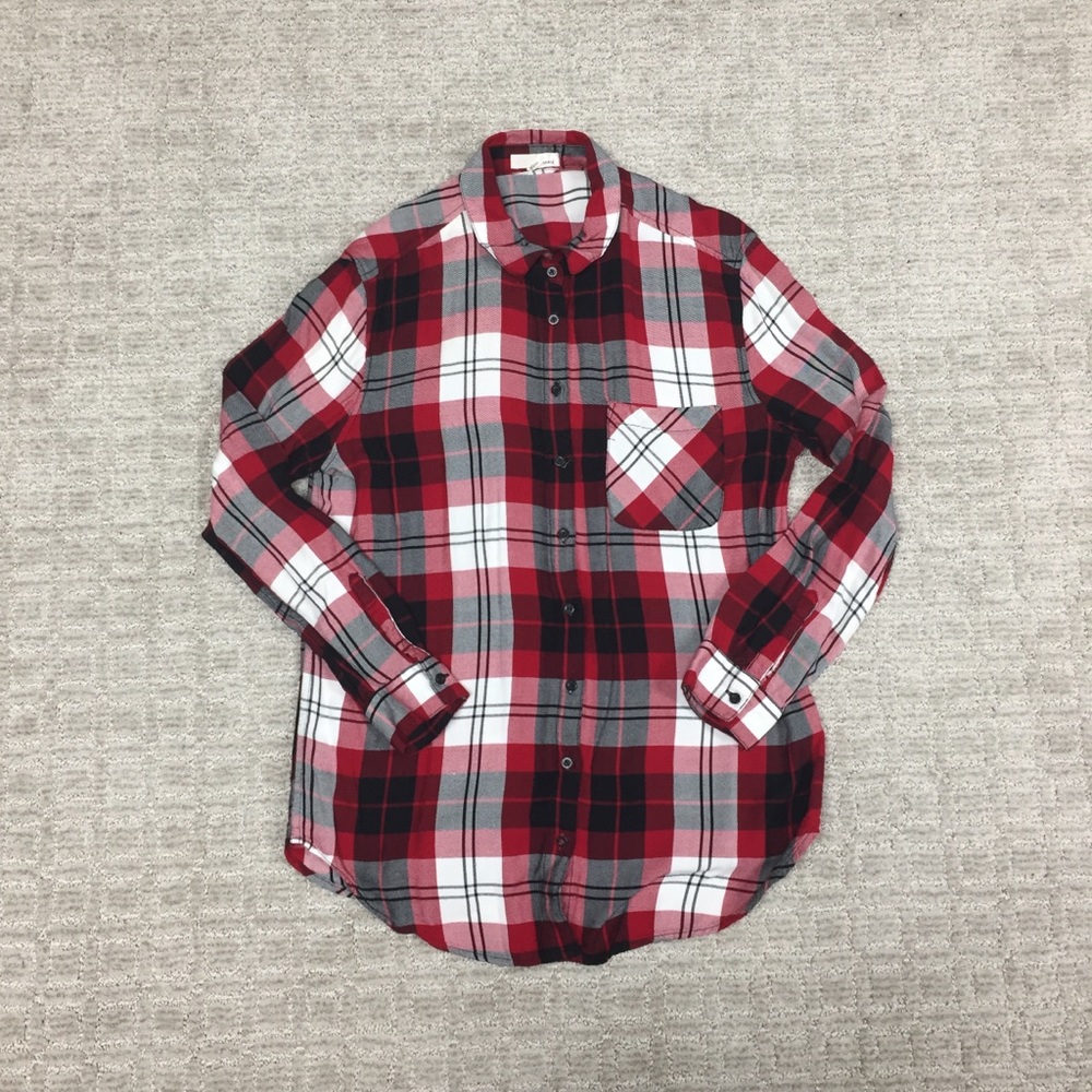 Garage Plaid Button Up